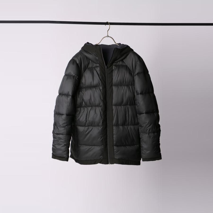 AOYAMA 【洋服の青山】リバーシブル フード付き ダウンジャケット