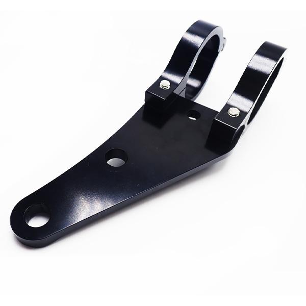 バイク 汎用 ヘッドライトステー 33mm 33パイ 33φ ブラック フロント