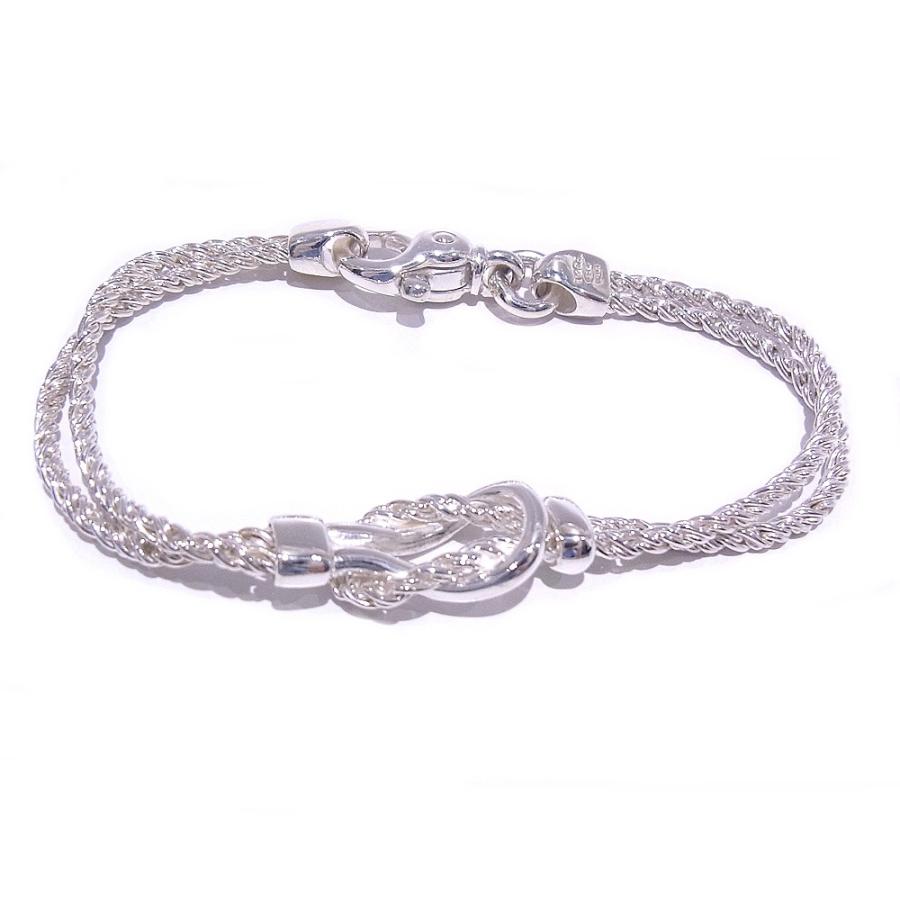 TIFFANY&Co.（ティファニー） ブレス ダブルロープ センターノット 925