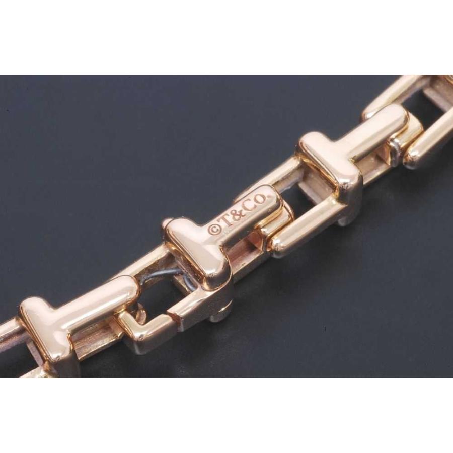 TIFFANY&Co.（ティファニー） T ナローチェーン ブレスレット K18RG