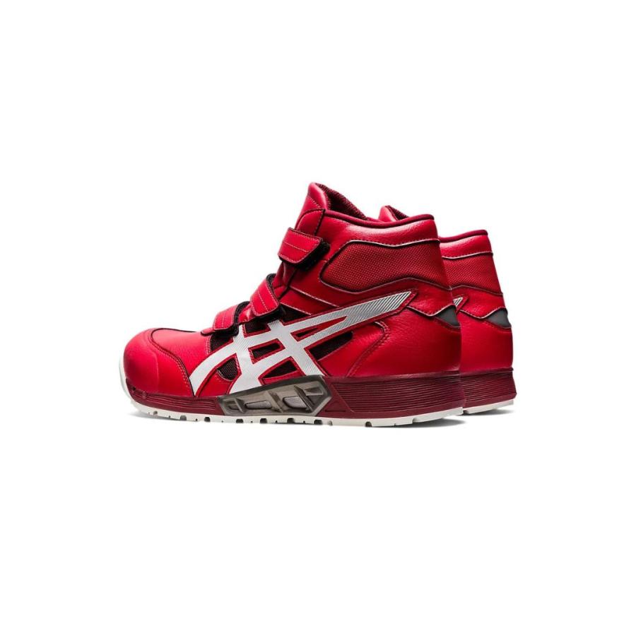 ウィンジョブ ASICS CP308AC 600 クラシックレッド×ホワイト