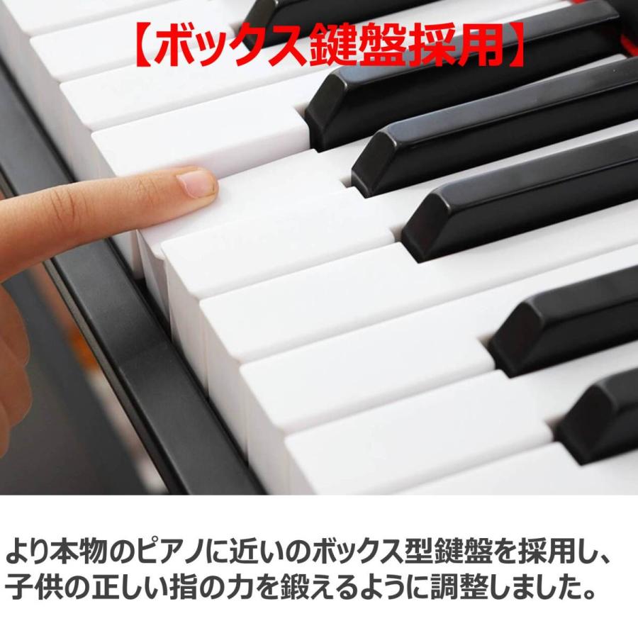 電子キーボード 61鍵盤 日本語表記 電池給電可能 200種類音色 200種類