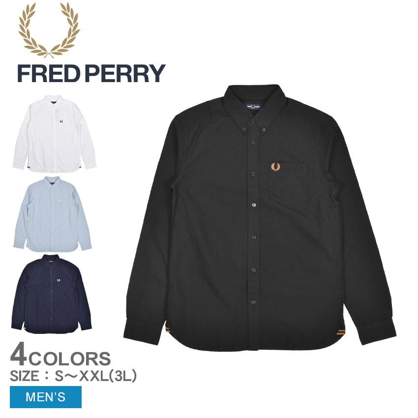 FRED PERRY（フレッドペリー） 長袖シャツ メンズ Oxford Shirt FRED