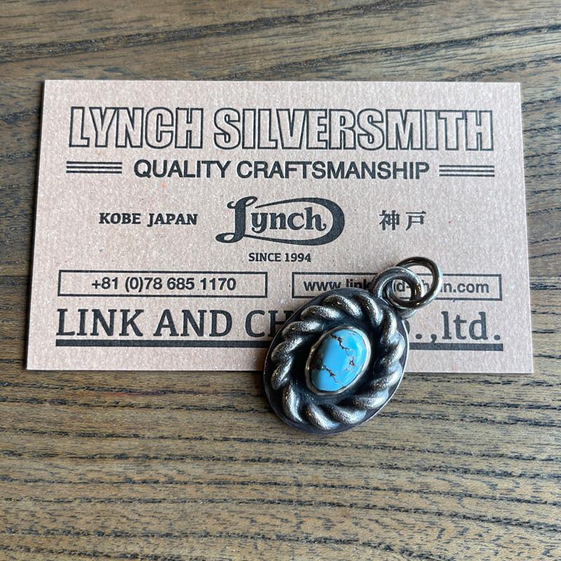 LYNCH SILVERSMITH】 ROPE TOP TURQUOISE GOLDEN HILLS No.2 リンチ