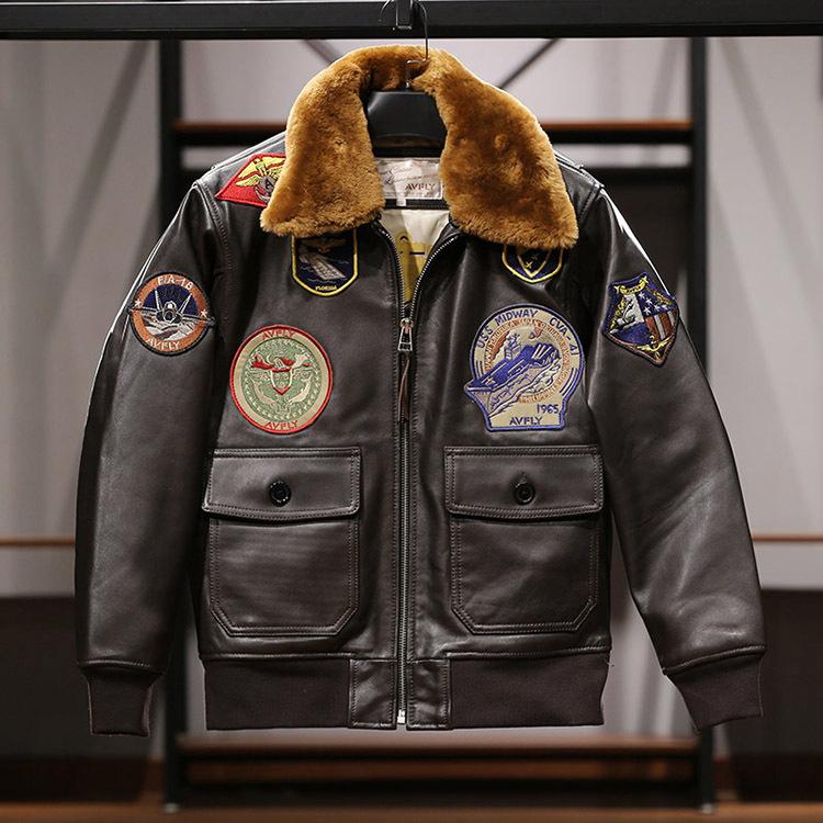 本革ジャケット メンズ G1 本革フライトジャケット 中綿入り レザー