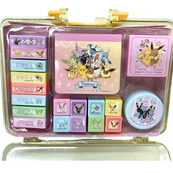 ポケモン スタンプメモセット スタンプ スタンプ台 メモ帳 持ち運び