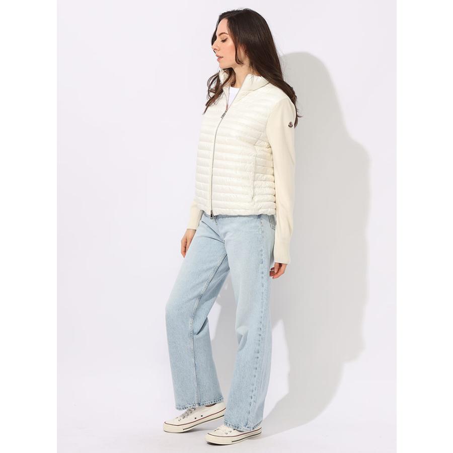 MONCLER（モンクレール） ウール スタンドカラー ニットダウン