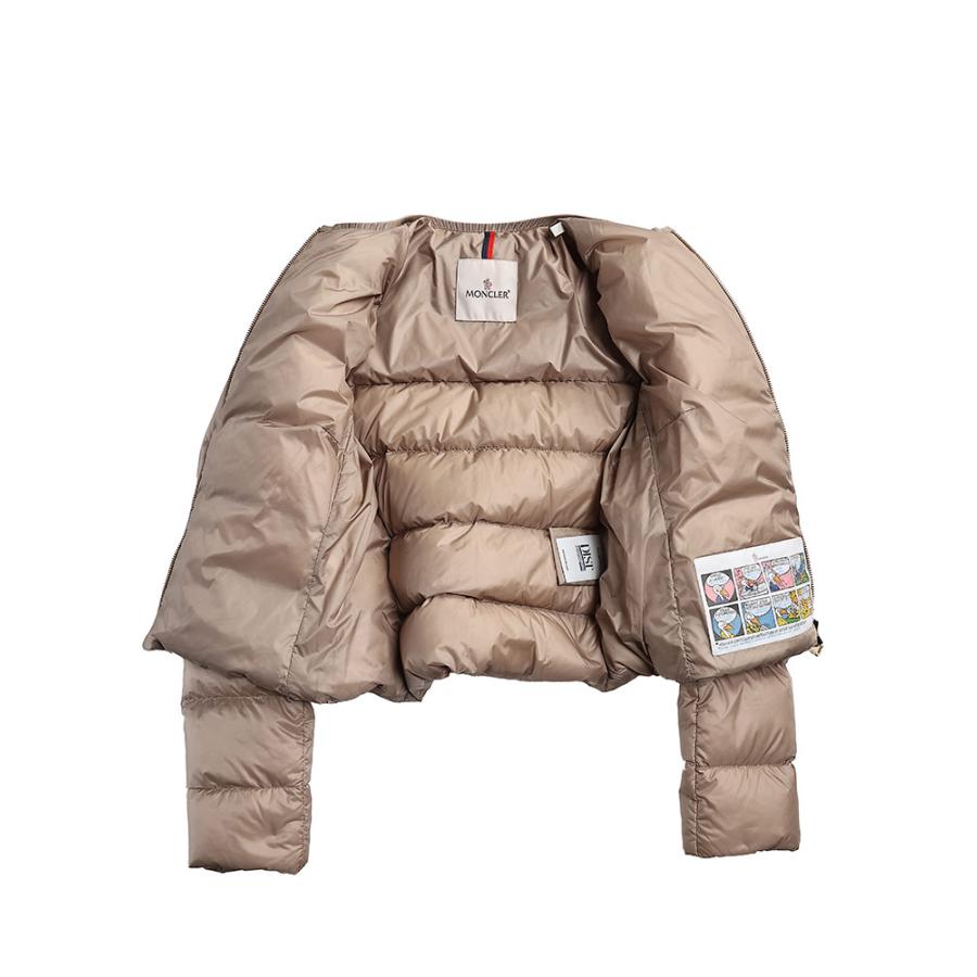 MONCLER（モンクレール） ノーカラー ショート ダウンジャケット