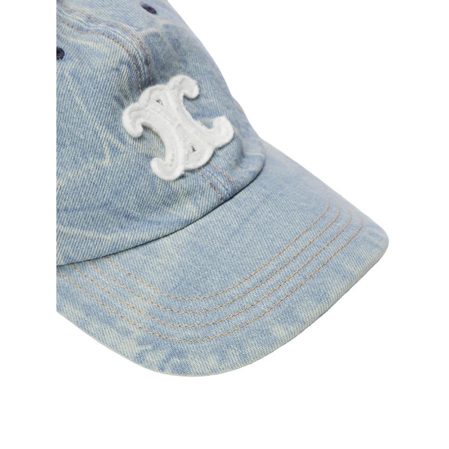 CELINE（セリーヌ） キャップ メンズ トリオンフ デニム ロゴ 刺繍