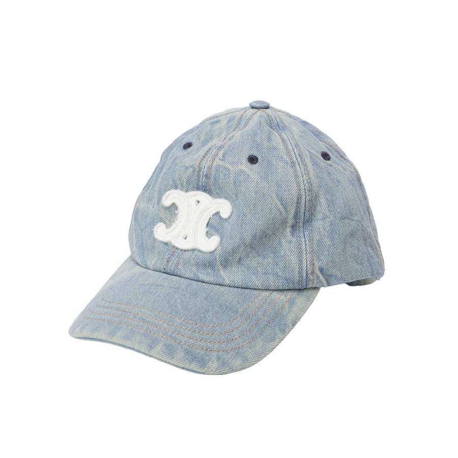 CELINE（セリーヌ） キャップ メンズ トリオンフ デニム ロゴ 刺繍