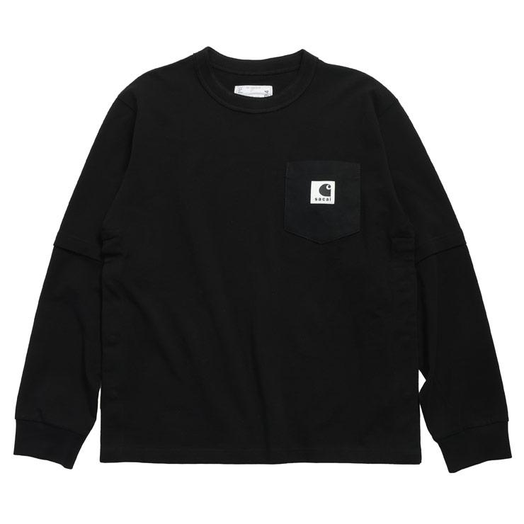sacai（サカイ） ロンT メンズ コラボ sacai×Carhartt WIP ロゴ
