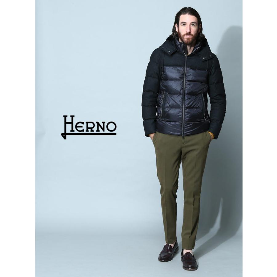 HERNO（ヘルノ） ダウン メンズ ダウンジャケット クロ 黒 ブランド