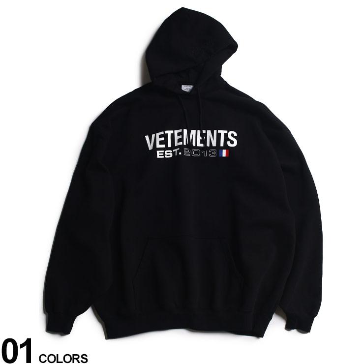 VETEMENTS（ヴェトモン） パーカー メンズ フーディー スウェット ロゴ