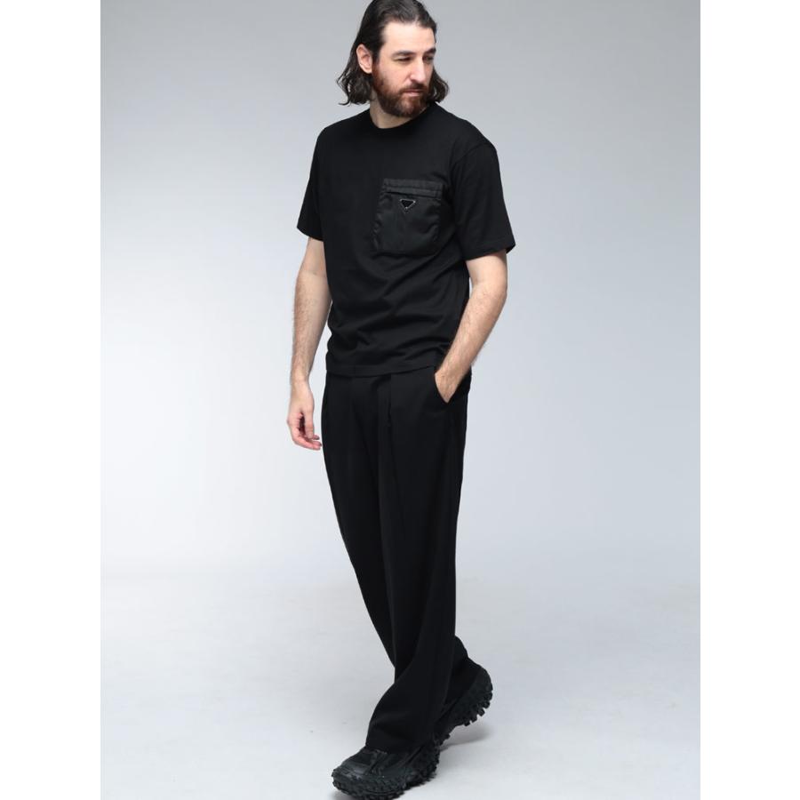 PRADA（プラダ） Tシャツ メンズ ロゴ ポケット トライアングルロゴ