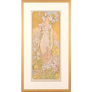 ホアキン・トレンツ・リャド ジヴェルニーの花・2 花 絵画 薔薇 シルク