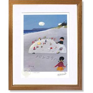 絵画 谷内六郎 （たにうちろくろう）・鉄道員 版画 インテリア : 絵画