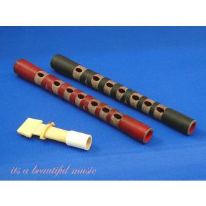 雅楽 篳篥(ヒチリキ) 樹脂製 ケース+盧舌(リード) 3点セット 赤巻 入門