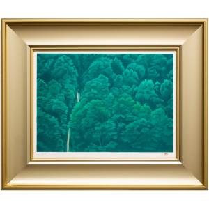 山下 清「 ハイデルベルクの古城 」リトグラフ 版画 裸の大将 放浪の