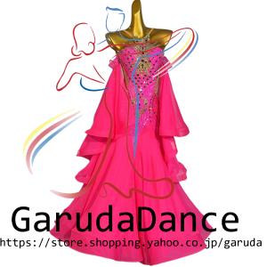 Garuda SHOP レディース社交ダンスドレス モダン競技ドレス ワルツ
