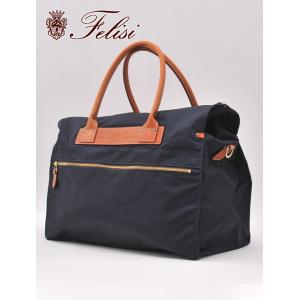 Felisi（フェリージ） ナイロンポーチ 282/1/DS レザーコンビ スクエア