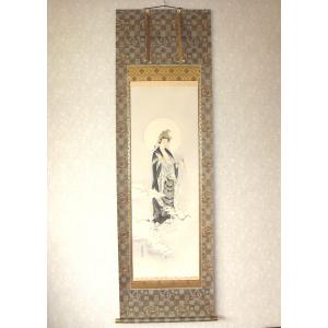 掛け軸 掛軸 岩上観音 川島玉峰 (真作・新品) : 掛け軸の専門店 香遊