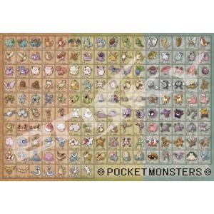 エンスカイ ジグソーパズル ポケモン図鑑 NO.001〜NO.151