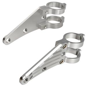 バイク FZ400N アルミ削り出し ヘッドライトステー フロントフォーク