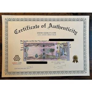 未使用】イラクディナール 50,000ディナール 1枚 イラク紙幣 【イラク