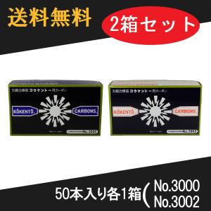 コウケントー 光線治療器用カーボン 3001番 4008番 セット 50本入り各1