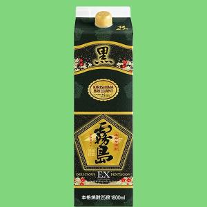お酒 焼酎 霧島酒造 黒霧島EX パック 25° 1800ml : チャップリンYahoo