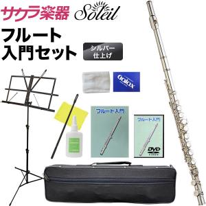 Soleil フルート SFL-1 初心者入門セット〔ソレイユ SFL1 木管楽器