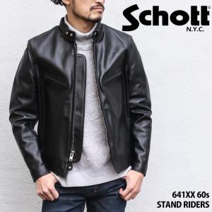 Schott N.Y.C（ショット） 【ポイント10倍】Schott 馬革 シングル