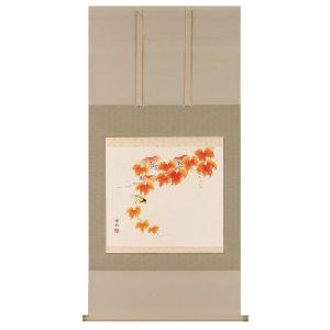 掛け軸専門店 掛軸 通販 稲穂に雀（藤沢 真二） 花鳥画 秋用掛軸