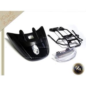 DIO ディオ Z4 LEDテール リア スポイラーset 黒 AF56 AF57 AF63 リア