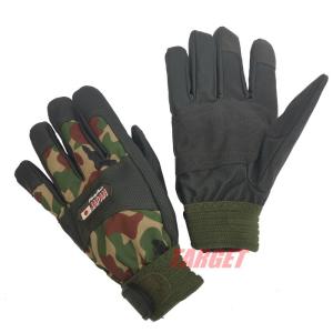 ☆自衛隊 グローブ OD 本革 ポリエステル M/Lサイズ（コンビ手袋