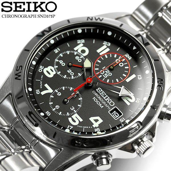 SEIKO（セイコー） クロノグラフ 腕時計 逆輸入 メンズ クロノグラフ