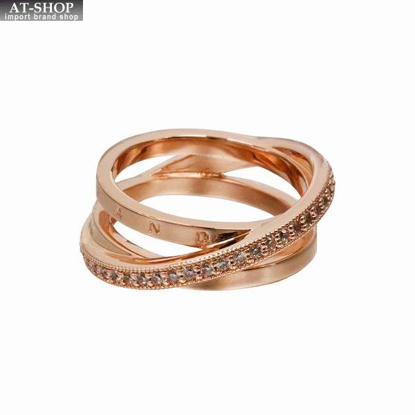 PANDORA（パンドラ） リング 指輪 Crossover Pave Triple Band Ring