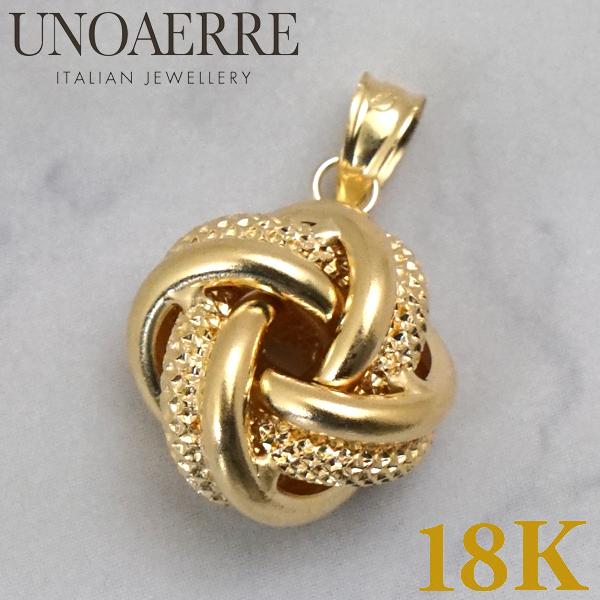 UNOAERRE（ウノアエレ） ペンダントトップ ラブノット 恋結び LOVE