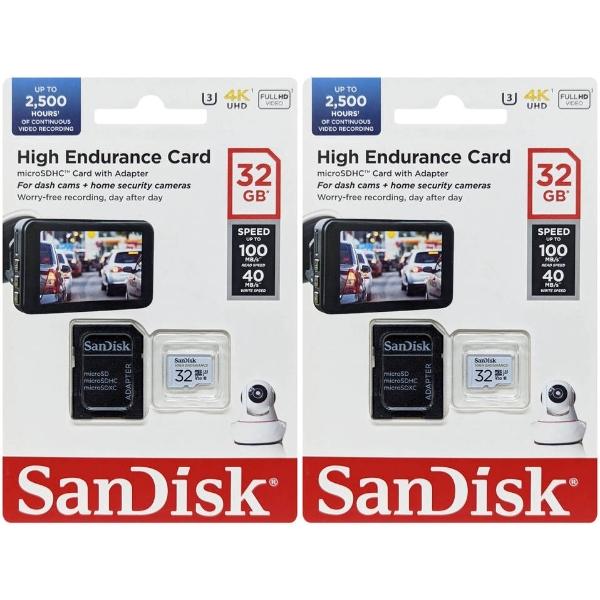 ドライブレコーダー対応・サンディスク高耐久32GB【microSDHCカード