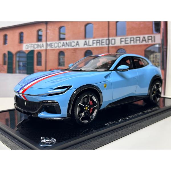 B.B.R 新発売！ BBR 1/18 Ferrari Purosangue Azzurro La Plata