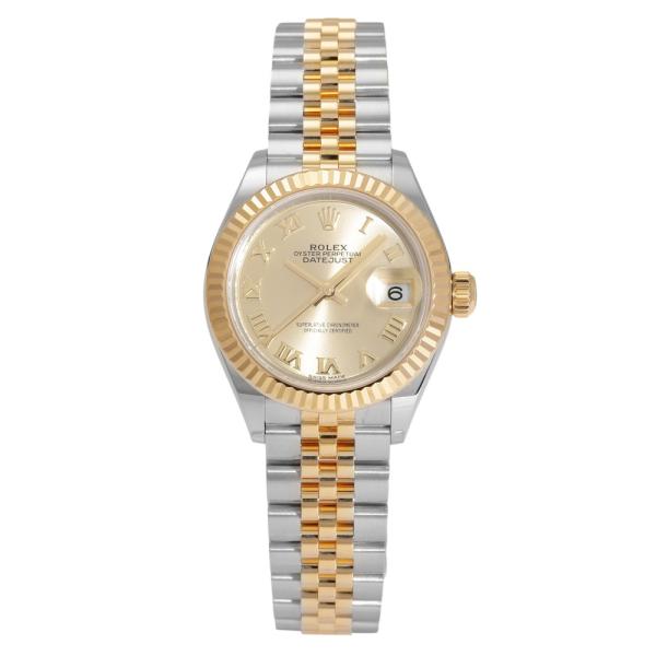 デイトジャスト ロレックス ROLEX レディ 28 279173 シャンパン/ローマ