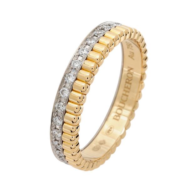 BOUCHERON（ブシュロン） キャトルラディアント ハーフ フルパヴェ K18