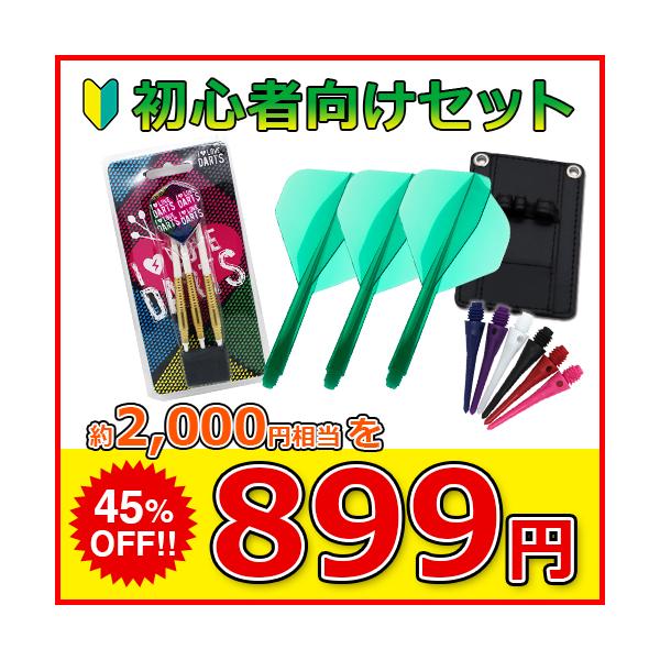 ダーツ 初心者向け 数量限定 初めての ブラス ダーツセット 899円