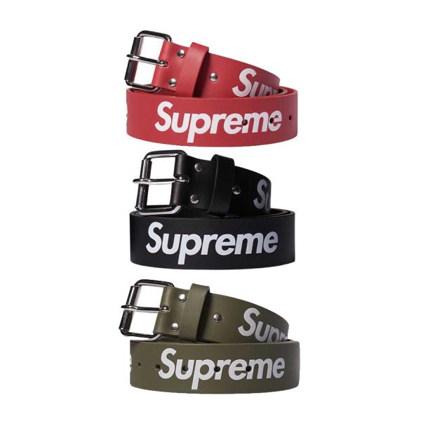 Supreme（シュプリーム） 【並行輸入品】Supreme Repeat Leather Belt
