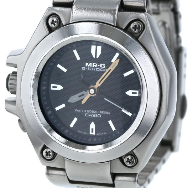 カシオ CASIO G-SHOCK Gショック MR-G MRG120 クオーツ ネイビー 文字