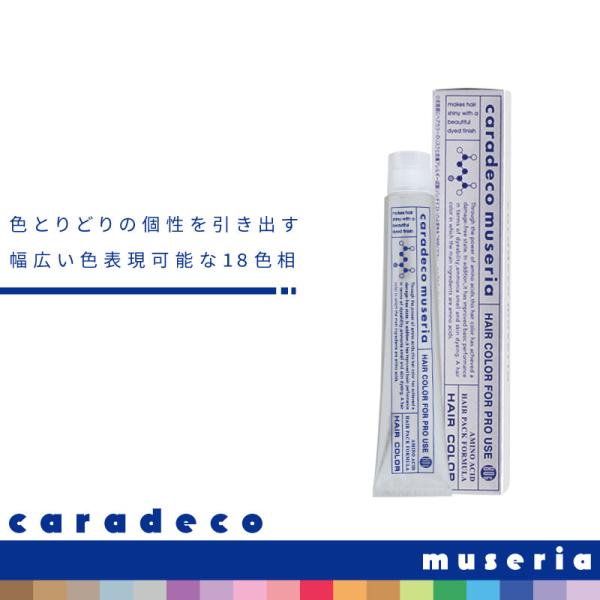 caradeco ナカノ キャラデコ ミュゼリア【レッド】80g カラー剤 ヘア