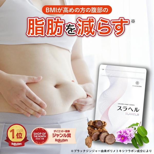 フロムココロ 【内臓脂肪減少 血糖値を下げる】スラヘル 血圧を下げる
