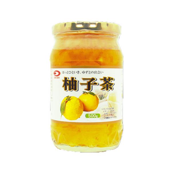 大同 ゆず茶 瓶 500g 果肉入 ソフトドリンク 飲料 ゆず フルーツ