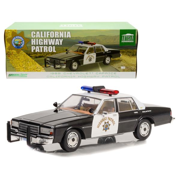 ミニカー 1/18 GL 1989 シボレー・カプリス パトカー カリフォルニア