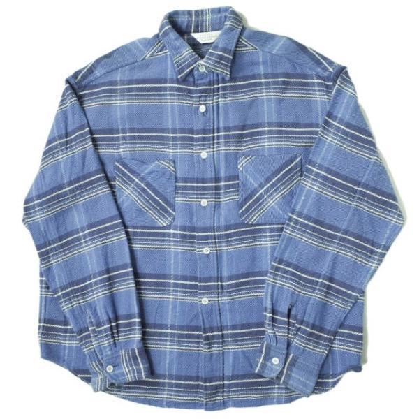 UNUSED アンユーズド 18AW 日本製 Check nel shirts コットンチェック